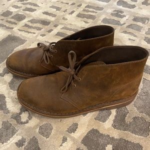 Clarks Brown Leather Boots